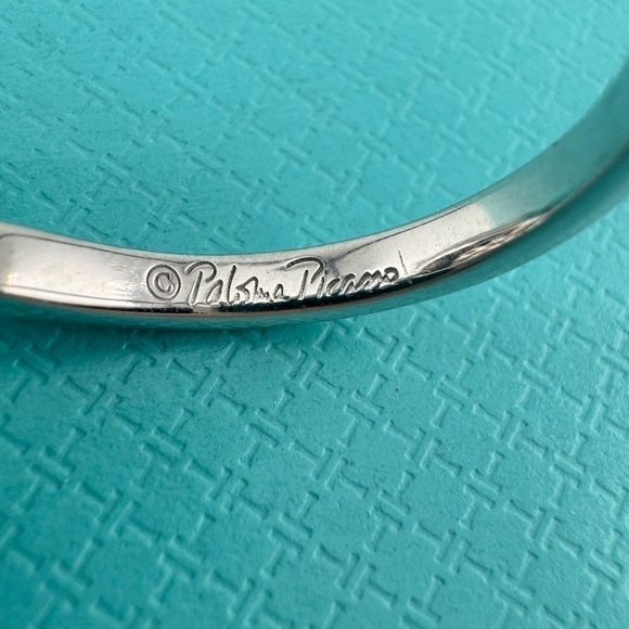 Tiffany & Co. Blue Sapphire Sugar Stack Ring 18k White Gold - Picture 11 of 14